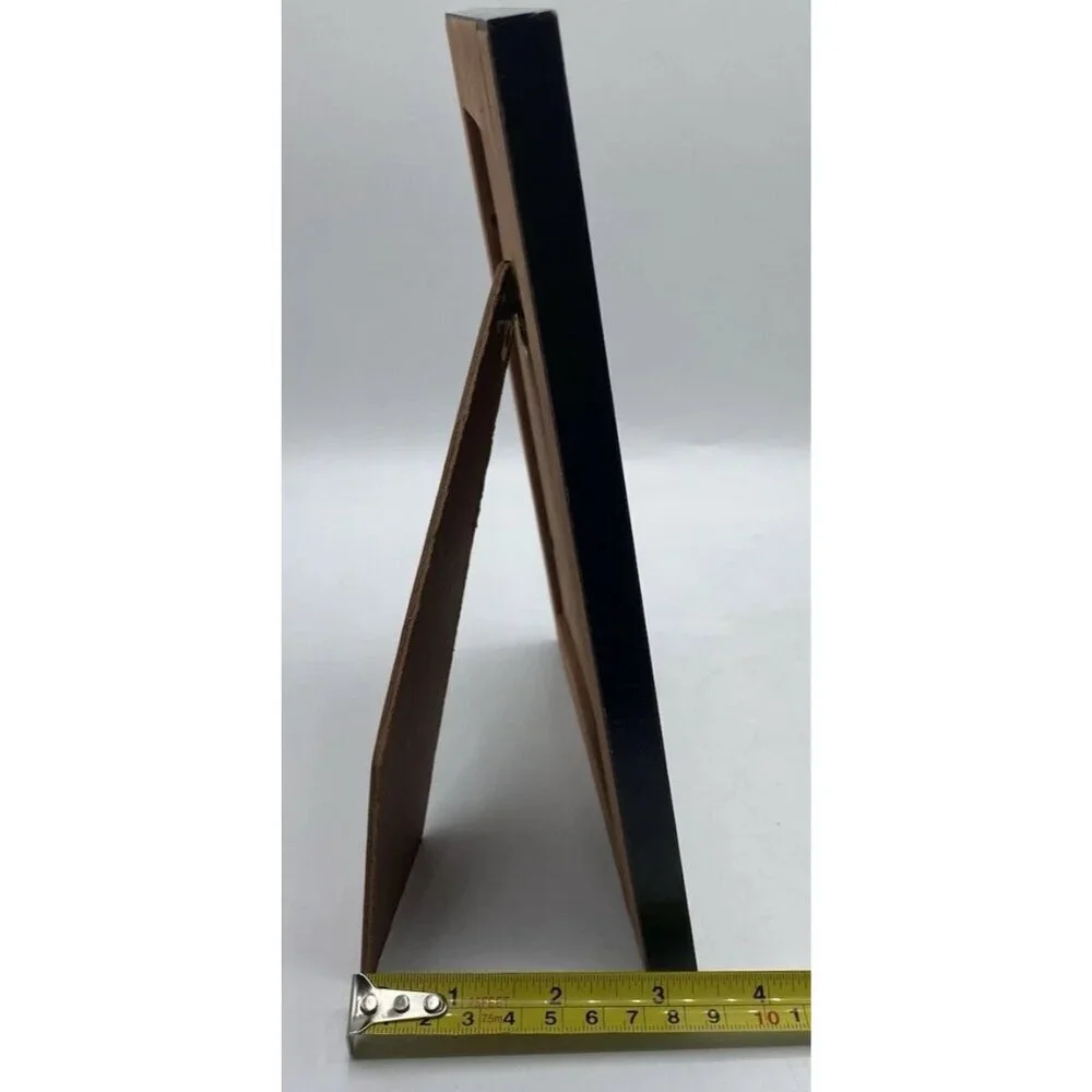 Natalini Wood Picture Frame Made Italy Italian Tan Brown Marquetry For 5
